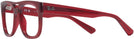 Aviator,Square Transparent Red Ray-Ban 7226 Single Vision Full Frame View #3
