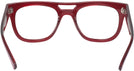 Aviator,Square Transparent Red Ray-Ban 7226 Computer Style Progressive View #4