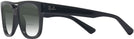 Aviator,Square Black Ray-Ban 7226 w/ Gradient Bifocal Reading Sunglasses View #3
