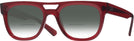 Aviator,Square Transparent Red Ray-Ban 7226 w/ Gradient Bifocal Reading Sunglasses View #1