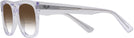 Aviator,Square Transparent Ray-Ban 7226 w/ Gradient Bifocal Reading Sunglasses View #3
