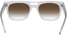 Aviator,Square Transparent Ray-Ban 7226 w/ Gradient Bifocal Reading Sunglasses View #4