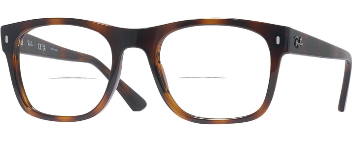 Square Havana Ray-Ban 7228 Bifocal View #1