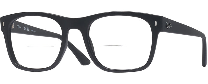 Square Matte Black Ray-Ban 7228 Bifocal View #1