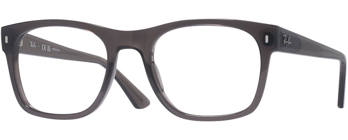 Square Opal Dark Grey Ray-Ban 7228 Single Vision Full Frame View #1