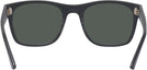 Square Matte Black Ray-Ban 7228 Progressive Reading Sunglasses View #4