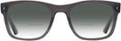 Square Opal Dark Grey Ray-Ban 7228 w/ Gradient Bifocal Reading Sunglasses View #2