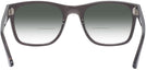 Square Opal Dark Grey Ray-Ban 7228 w/ Gradient Bifocal Reading Sunglasses View #4