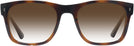 Square Havana Ray-Ban 7228 w/ Gradient Progressive Reading Sunglasses View #2