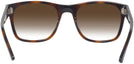 Square Havana Ray-Ban 7228 w/ Gradient Progressive Reading Sunglasses View #4