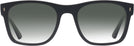Square Matte Black Ray-Ban 7228 w/ Gradient Progressive Reading Sunglasses View #2