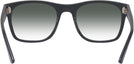Square Matte Black Ray-Ban 7228 w/ Gradient Progressive Reading Sunglasses View #4