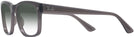 Square Opal Dark Grey Ray-Ban 7228 w/ Gradient Progressive Reading Sunglasses View #3