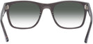 Square Opal Dark Grey Ray-Ban 7228 w/ Gradient Progressive Reading Sunglasses View #4