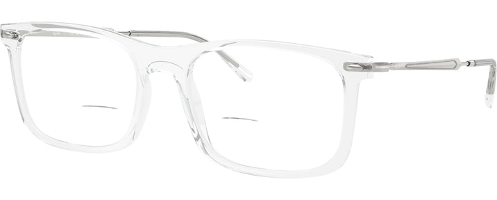 Rectangle Transparent Ray-Ban 7260 Bifocal View #1
