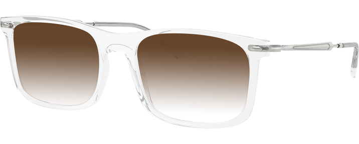 Rectangle Transparent Ray-Ban 7260 w/ Gradient Progressive Reading Sunglasses View #1