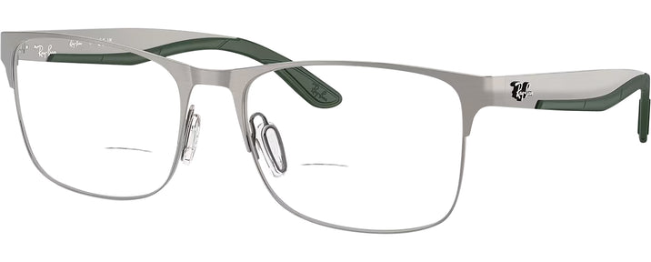 Rectangle Gunmetal Ray-Ban 7550 Bifocal View #1