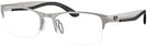 Rectangle Gunmetal Ray-Ban 7551 Single Vision Full Frame View #1
