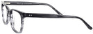 Square Dark Gray Gradient Seattle Eyeworks 970 Single Vision Full Frame View #3