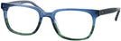Square Blue Green Seattle Eyeworks 970 Computer Style Progressive View #1