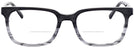 Square Dark Grey Gradient Seattle Eyeworks 971L Bifocal View #2