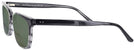 Square Dark Grey Gradient Seattle Eyeworks 971L Bifocal Reading Sunglasses View #3