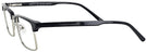 Rectangle Black Seattle Eyeworks 976 Single Vision Full Frame View #3