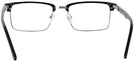 Rectangle Black Seattle Eyeworks 976 Single Vision Full Frame View #4