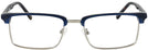 Rectangle Blue On Tortoise Seattle Eyeworks 976 Computer Style Progressive View #2
