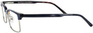 Rectangle Blue On Tortoise Seattle Eyeworks 976 Single Vision Full Frame View #3