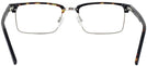 Rectangle Blue On Tortoise Seattle Eyeworks 976 Single Vision Full Frame View #4