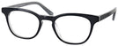 Square,Round Black Seattle Eyeworks 978 Single Vision Full Frame View #1