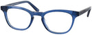 Square,Round Trans Dark Blue Seattle Eyeworks 978 Computer Style Progressive View #1