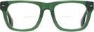 Square Transparent Green Seattle Eyeworks 1001 Bifocal View #2