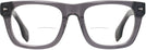 Square Transparent Grey Seattle Eyeworks 1001 Bifocal View #2