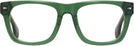 Square Transparent Green Seattle Eyeworks 1001 Progressive No-Lines View #2