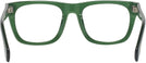 Square Transparent Green Seattle Eyeworks 1001 Progressive No-Lines View #4