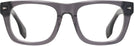 Square Transparent Grey Seattle Eyeworks 1001 Progressive No-Lines View #2