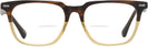 Square Brown Fade Seattle Eyeworks 1002 Bifocal View #2