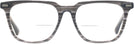 Square Striated Gray Seattle Eyeworks 1002 Bifocal View #2