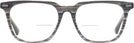 Square Striated Gray Seattle Eyeworks 1002 Bifocal View #2