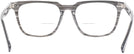 Square Striated Gray Seattle Eyeworks 1002 Bifocal View #4