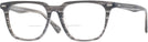 Square Striated Gray Seattle Eyeworks 1002 Bifocal View #1