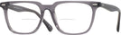 Square Transparent Grey Seattle Eyeworks 1002 Bifocal View #1