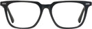 Square Black Seattle Eyeworks 1002 Single Vision Full Frame View #2