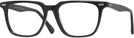 Square Black Seattle Eyeworks 1002 Single Vision Full Frame View #1