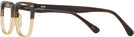Square Brown Fade Seattle Eyeworks 1002 Single Vision Full Frame View #3