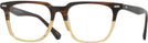 Square Brown Fade Seattle Eyeworks 1002 Progressive No-Lines View #1