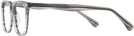 Square Striated Gray Seattle Eyeworks 1002 Computer Style Progressive View #3