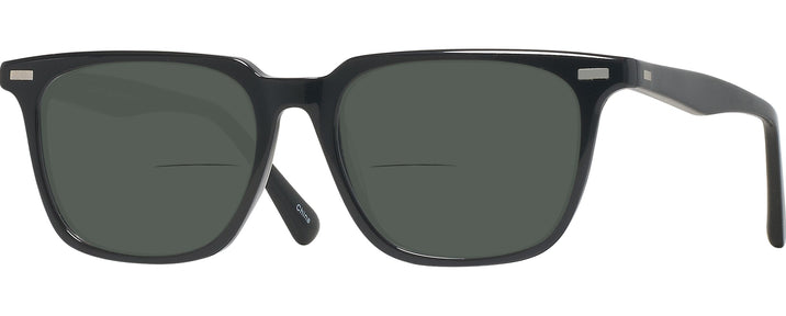 Square Black Seattle Eyeworks 1002 Bifocal Reading Sunglasses View #1